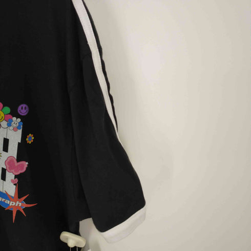 パラグラフ PARAGRAPH Smile Happy Ringer TEE メンズ JPN:1