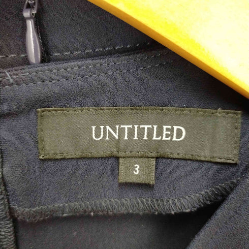 アンタイトル UNTITLED シフォンブラウスカートセットアップ レディース 3