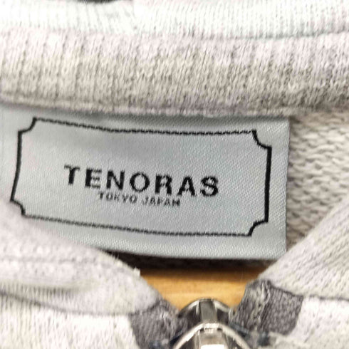 メンズティノラス MENS TENORAS 刺繍ロゴ ジップアップパーカー メンズ M