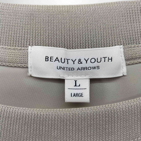 ビューティーアンドユースユナイテッドアローズ BEAUTY & YOUTH UNITED ARROWS ダブルクロス ワイド ハーフスリーブ カットソー メンズ JPN:L