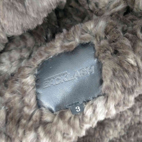 イサムカタヤマバックラッシュ ISAMU KATAYAMA BACKLASH ラビットファーフーディジャケット メンズ JPN:L