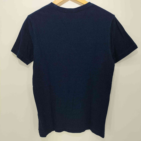 ラコステ LACOSTE 別注 EXCLUSIVE EDITION ワニ刺繍ロゴ インディゴ Tシャツ メンズ 2