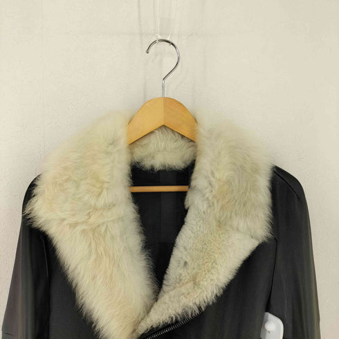 DANIELE BASTA MADE IN ITALY Leather and Shearling BOWIE SH シープファー カウレザージャケット メンズ EUR:50