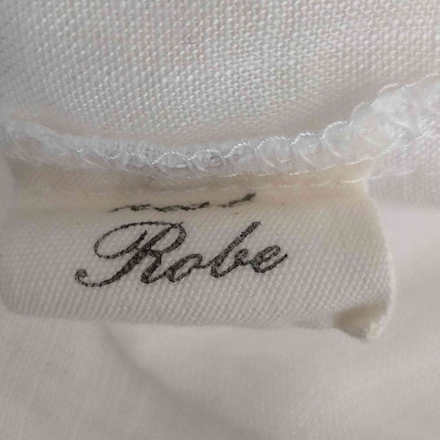 ネストローブ nest Robe リネン バンドカラーシャツ レディース FREE