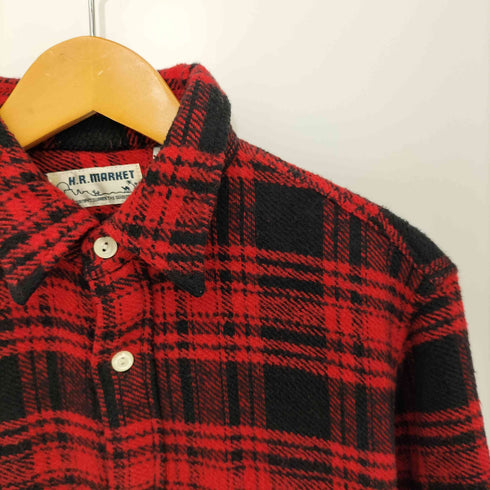ハリウッドランチマーケット H.R.MARKET フランネルチェックシャツ メンズ 1