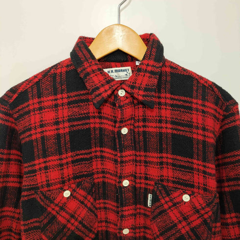 ハリウッドランチマーケット H.R.MARKET フランネルチェックシャツ メンズ 1
