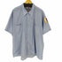 United States POSTAL SERVICE ワークシャツ S/S 2ポケットシャツ ショルダーパッチ USA製 メンズ 20