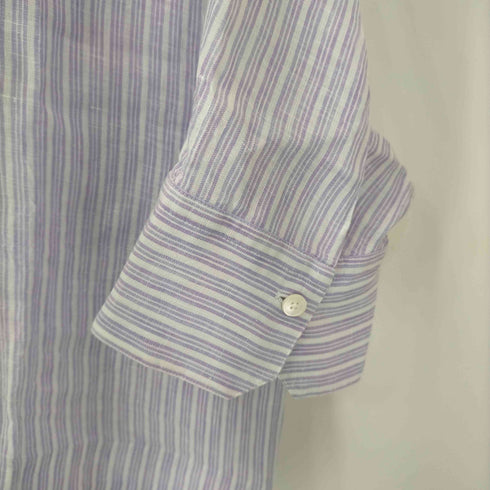 マカフィー MACPHEE 23SS リネンシャイニングハーフスリーブシャツ レディース JPN:36