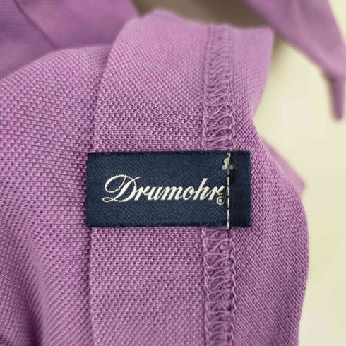 ドルモア Drumohr 鹿の子 ロングスリーブ ポロシャツ メンズ import:S