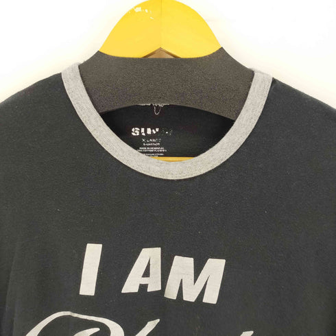 フロントプリントリンガーTシャツ メンズ JPN:XL