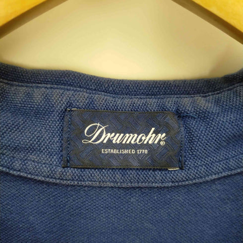 ドルモア Drumohr 鹿の子 ショートスリーブポロシャツ メンズ import:M