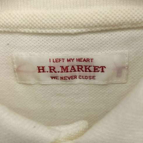 ハリウッドランチマーケット H.R.MARKET 刺繍ロゴ ポロシャツ メンズ 1
