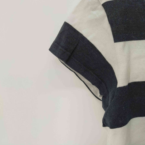 アニエスベー agnes b. PARIS アシンメトリー ボーダートップス レディース JPN:3
