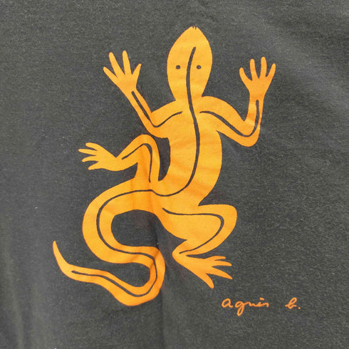 アニエスベー agnes b. PARIS トカゲ Tシャツ レディース T2