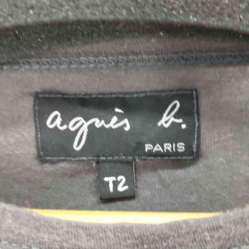 アニエスベー agnes b. PARIS トカゲ Tシャツ レディース T2