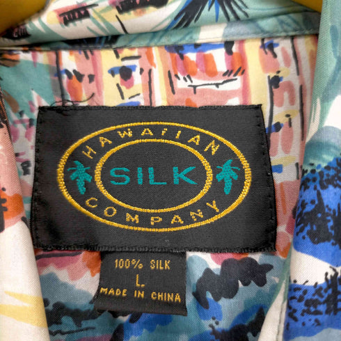 ハワイアンカンパニー HAWAIIAN COMPANY シルクシャツ メンズ JPN:L