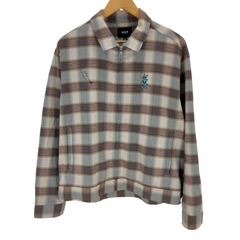 ハフ HUF ALL STAR DAMAGE ZIP SHIRT メンズ JPN:M