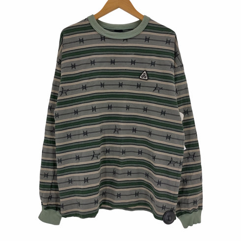 ハフ HUF RESERVOIR STRIPE LS TEE メンズ JPN:M