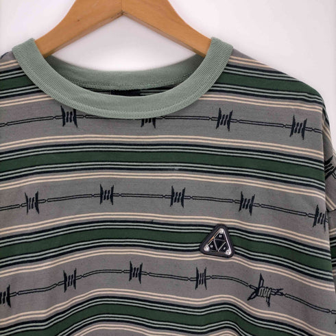 ハフ HUF RESERVOIR STRIPE LS TEE メンズ JPN:M