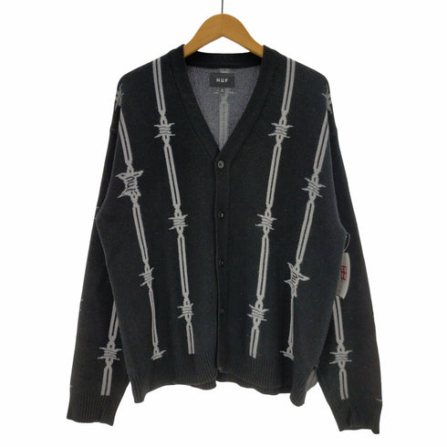 ハフ HUF BARBED WIRE CARDIGAN メンズ JPN:M