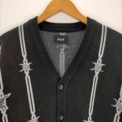 ハフ HUF BARBED WIRE CARDIGAN メンズ JPN:M