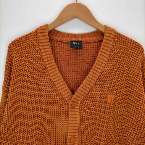 ハフ HUF COOLIDGE WAFFLE CARDIGAN メンズ JPN:L