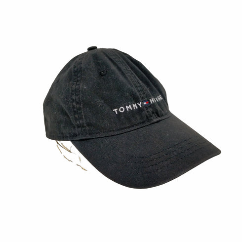 トミーヒルフィガー TOMMY HILFIGER ロゴ刺繍カーブキャップ メンズ FREE