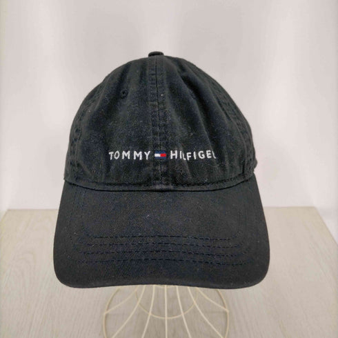 トミーヒルフィガー TOMMY HILFIGER ロゴ刺繍カーブキャップ メンズ FREE