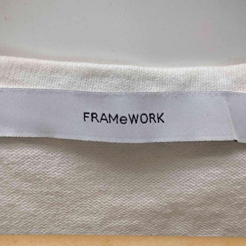 フレームワーク FRAMeWORK バスクボーダーオーバー ロングTシャツ レディース