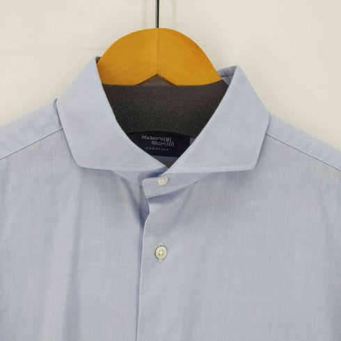メーカーズシャツカマクラ Makers Shirt 鎌倉 easy care palpa カッタウェイ ホリゾンタル ドレスシャツ 長袖シャツ メンズ 42/86