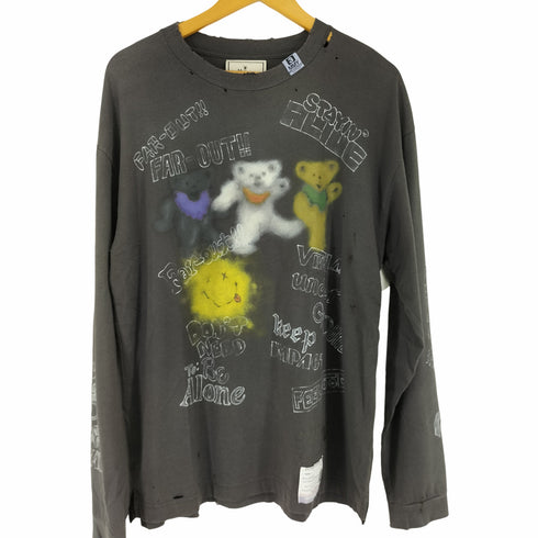 メゾンミハラヤスヒロ Maison MIHARA YASUHIRO DISTRESSED L/S TEE EXCLUSIVE BLK/WHT メンズ JPN:3