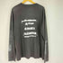 メゾンミハラヤスヒロ Maison MIHARA YASUHIRO DISTRESSED L/S TEE EXCLUSIVE BLK/WHT メンズ JPN:3