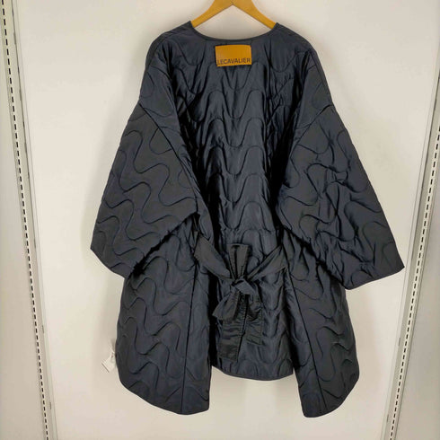 LECAVALIER OVERSIZED WAVY QUILTED COAT オーバーサイズド ウェイビー キルテッドコート メンズ S/M