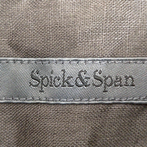 スピックアンドスパン Spick and Span リネンシャツ レディース