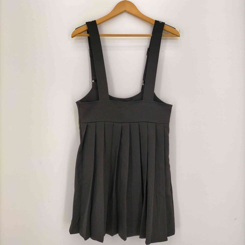 KRYCLOTHING サスペンダーベルト プリーツスカート レディース