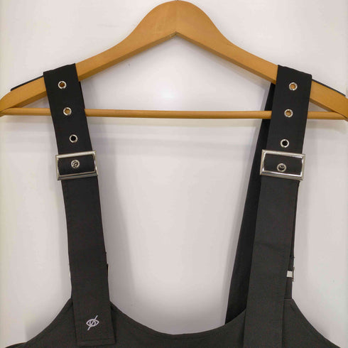 KRYCLOTHING サスペンダーベルト プリーツスカート レディース
