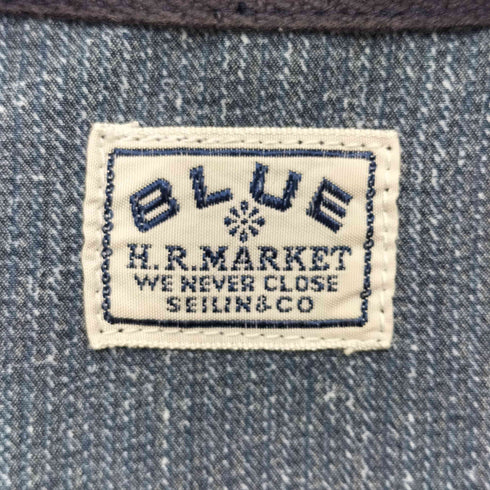 ブルーブルー ハリウッドランチマーケット BLUE BLUE H.R.MARKET ハーフジップ 半袖 Tシャツ メンズ 1