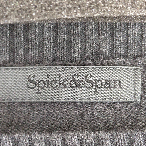 スピックアンドスパン Spick and Span カシミヤ混 フリンジ ニットプルオーバー レディース
