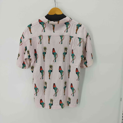 エックスガール X-girl KOZIK S/S SHIRT デビル 開襟シャツ 半袖 メンズ import:M