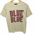 ブルーブルー BLUE BLUE ユーズド加工 ロゴTシャツ メンズ 1