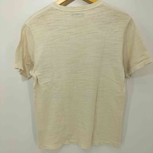 ブルーブルー BLUE BLUE ユーズド加工 ロゴTシャツ メンズ 1