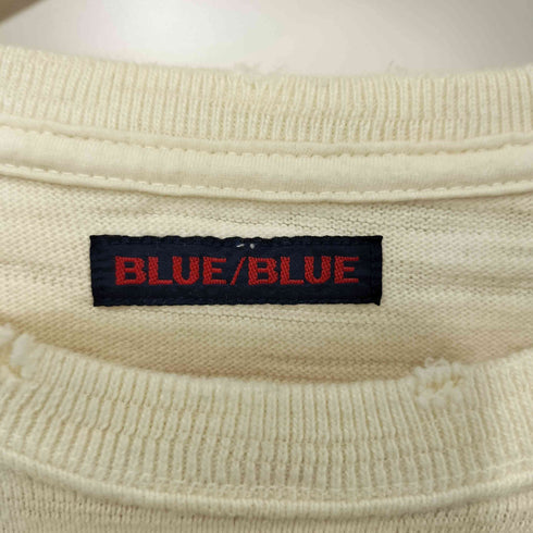 ブルーブルー BLUE BLUE ユーズド加工 ロゴTシャツ メンズ 1