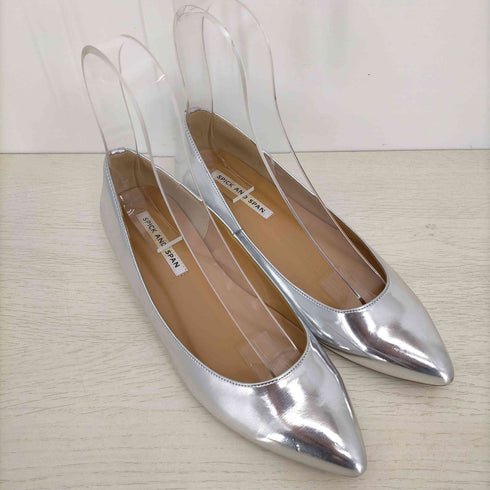 スピックアンドスパン Spick and Span シルバー パンプス レディース JPN:24.5