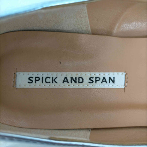 スピックアンドスパン Spick and Span シルバー パンプス レディース JPN:24.5