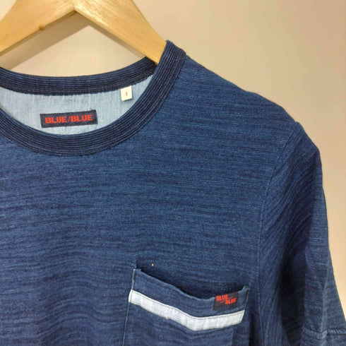 ブルーブルー BLUE BLUE INDIGO DYE クルーネック Tシャツ メンズ 1