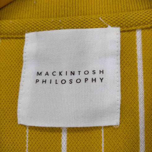 マッキントッシュフィロソフィー MACKINTOSH PHILOSOPHY 鹿の子ストライプS/S TEE レディース JPN:36