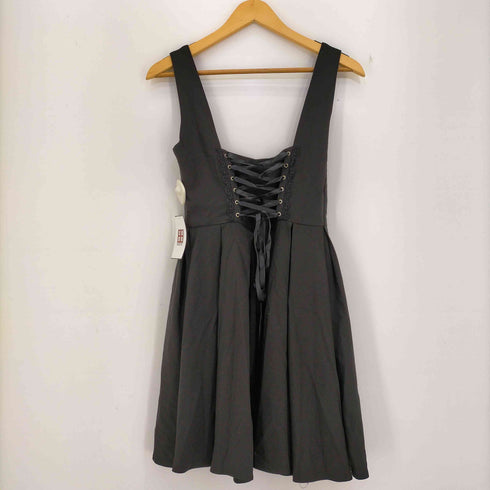 DARK IN LOVE lace up back suspenders skirt レディース S