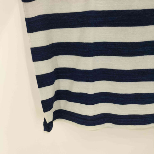ブルーブルー BLUE BLUE INDIGO DYE ボーダークルーネック Tシャツ メンズ 1