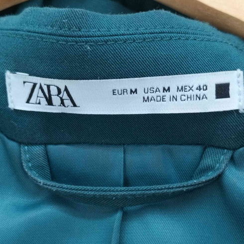 ザラ ZARA ダブルボタン ブレザー 2タック ワイド テーパード スラックスパンツ セットアップ メンズ import:M