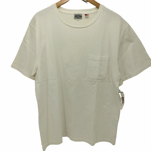 テンプテーション Temptation ヘビーコットン 胸ポケット クルーネックTシャツ メンズ JPN:L